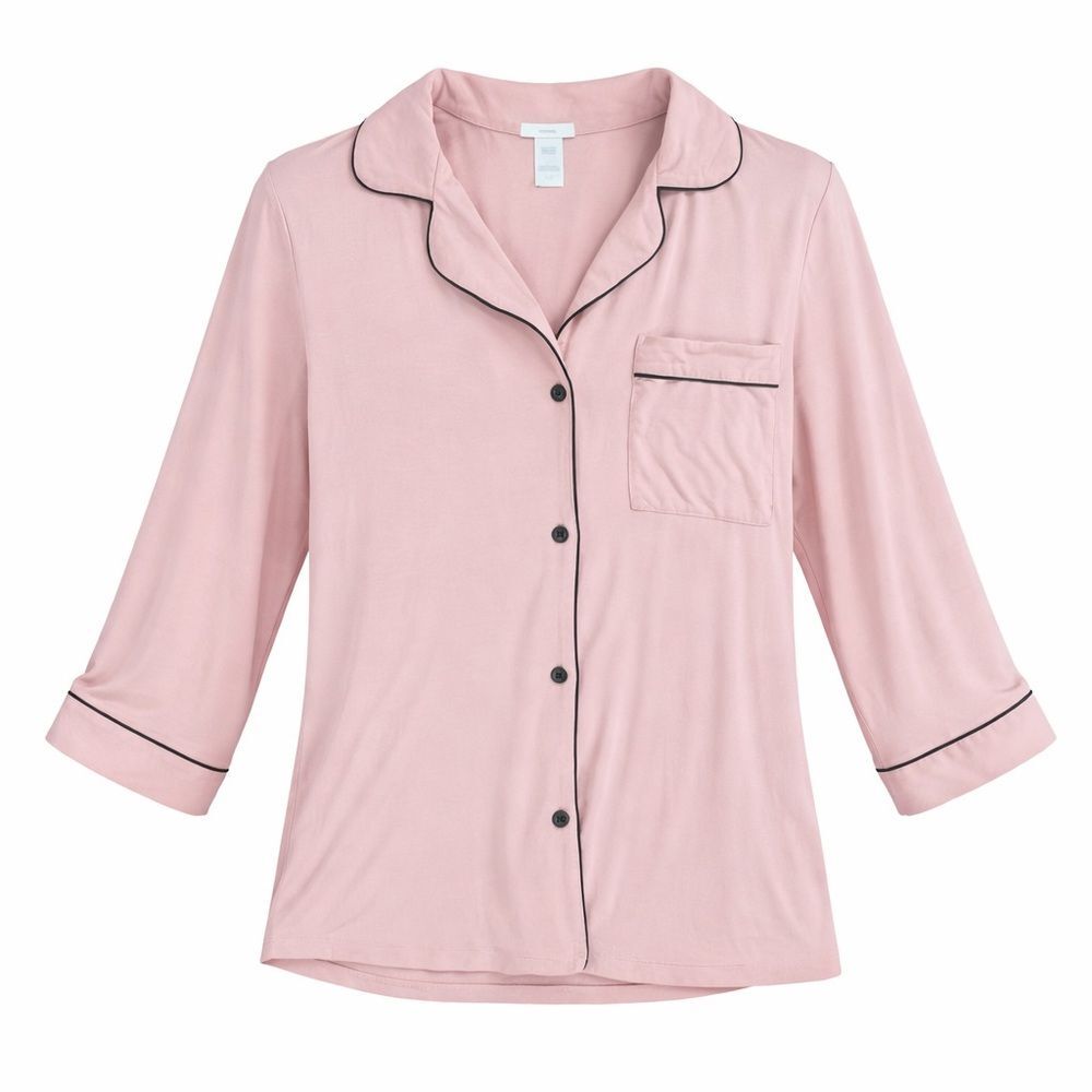 Eberjey Pink Pajama Top Women’s XS Modal Stretch Sleepwear Loungewear
